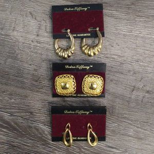 Vintage Debra Tiffany Earring Bundle